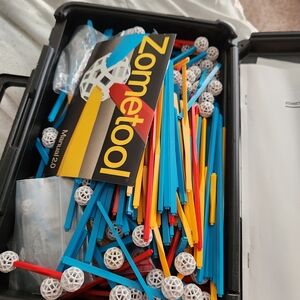 Zometool Construction Kit with Colorful Rods